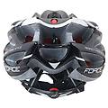 casco bici bull nero bianco