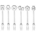 aperitivo love set 6 forchettine stainless steel 18-12 argento