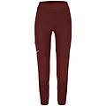 alpine hemp pantaloni arrampicata donna dark red/white i50 d44
