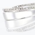 anello fascia sophia oro bianco diamante collezione sophia misura 58 oro bianco