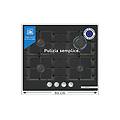 pnp6b6k40 piano cottura gas 4 zone di cottura dimensioni l 59 cm p 52 vetro nero