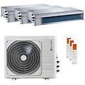 condizionatore canalizzabile duct 2 trial split 9000+12000+18000 btu inverter a+ unità