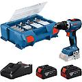 bosch trapano avvitatore gsb 18v-65 in kit con 2 batterie caricabatterie valigetta e 82 accessori