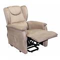 poltrona relax lift (alzapersona) 2 motori mod. emma (microfibra marrone cons 5 giorni)
