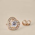 orecchini lobo golden dream placcato oro giallo cubic zirconia collezione golden dream giallo