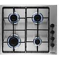 piano cottura a gas da 60 cm 4 fuochi in acciaio inox da incasso idoneo metano e gpl pc604