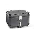 bauletto moto top case kfr480b k'force alluminio nero taglia uni