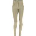pantaloni push up wr. up skinny cotone organico vita media olive donna medium