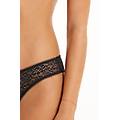 brasiliana in pizzo riciclato donna nero tamaño m