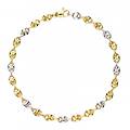 bracciale uomo oro giallo bianco gl101616