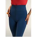pantaloni push up wr. up vita altissima in jersey organico navy peony donna extra large