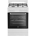 fbst62110dw cucina gas ed elettrica 60x60cm bianca 4 fornelli forno 73l