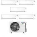climatizzatore penta split etherea white 9+12+12+12+12 con cu-5z90tbe inverter r-32 wi-fi classe