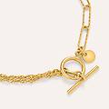 bracciale catena silver collection argento dorato collezione silver collection giallo