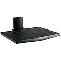 av shelf ripiano per apparecchi a/v colore nero certificazione tuv made in italy