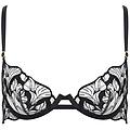 bluebella kalmia reggiseno con ferretto nero/trasparente taglia 0f