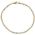 bracciale uomo oro giallo bianco gl101122