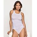 top a costine soft modal rib / bianco ottico / m bianco ottico