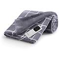 caldoplaid velvet square plaid riscaldabile morbida coperta elettrica 150x95 cm basso consumo