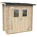 hobby 198x98 casetta da giardino in legno con finestre frontali 198x98x197 cm