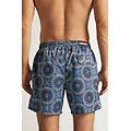 costume boxer mare stampa mosaico toni blu uomo multicolore taglia m