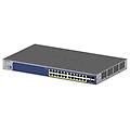gigabit ethernet smart switch 28 porte poe+ (gs728txp) gestito gestione cloud insight opzionale 24 x