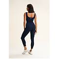tuta jumpsuit a canotta in tessuto tecnico traspirante dark sapphire donna extra large