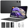 tablet pad 100 12 fhd+ 2k 8gb/256gb android 15 4g grigio + tastiera bluetooth qwerty inglese
