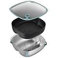 hd9960-00 set 2-in-1 per cottura a vapore e frittura accessorio per airfryer xxl da 8. 3 litri