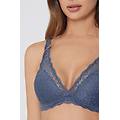reggiseno triangolo in pizzo riciclato havana donna blu tamaño 2b