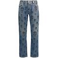 jeans stampa teschio