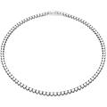 collana matrix tennis taglio round bianca placcato rodio l