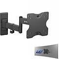 mount-vw01m supporto da parete full motion per tv lcd led e schermi fino a 27 inclinabile e girevole