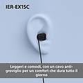 auricolari a cavo ierex15cb. ce7-nero