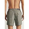costume boxer mare con ricamo squalo uomo verde taglia xl