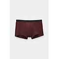 boxer in microfibra con logo uomo bordeaux taglia 3