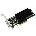 scheda controller pcie lan a 2 porte qsfp+ in fibra 40g con chipset mellanox x-3-40gbe / fdr-14