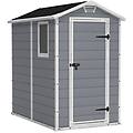 manor grigio casetta da giardino con finestra laterale 130x192x198 cm