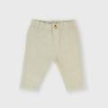 pantalone in gabardina da neonato beige taglia 3m
