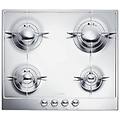 - piano cottura p64es a gas 4 fuochi gas colore acciaio inox