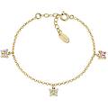 bracciale con charms pendenti bambino argento 925 gioiello junior brj3fagm1