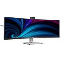 49b2u6900ch monitor curvo dqhd 49 pollici webcam microfono rj45 regolabile in altezza (5120x1440