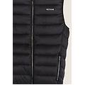 gilet trapuntato con collo alto e zip doppio cursore black-rosin uomo xx large