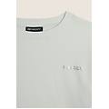 felpa girocollo comfort fit da donna corta in vita white sand donna large