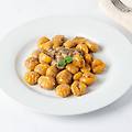 gnocchi alla zucca con sugo ai porcini 280 g