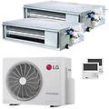 condizionatore canalizzabile cl dual split 12000+12000 btu inverter a+++ unità esterna 4. 7