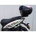 top master piaggio thypoon 50-125 raccordo topcase nero