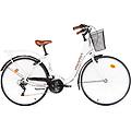 bicicletta da passeggio city classic 28. unisex. momabikes. bianco