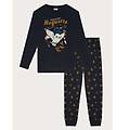 pigiama lungo in cotone da bambino harry potter / blu notte / 8 blu notte