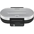 ROMMELSBACHER waffel automat wa 1250-2 cialde a forma di cuore antiaderente 1250 watt nero-argento